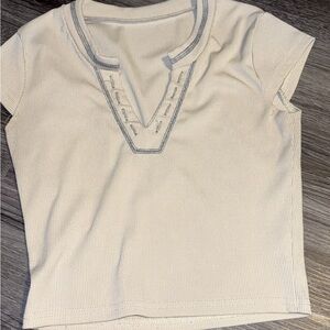 Amazon Cream Short Sleeve Tee